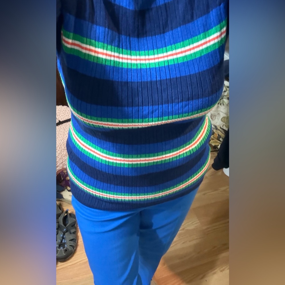 Sharagano Vibrant Blue Trousers - Picture 2 of 5